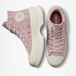 Converse Chuck Taylor All Star Lugged 2.0 Velour Sneakers 8.5 NIB